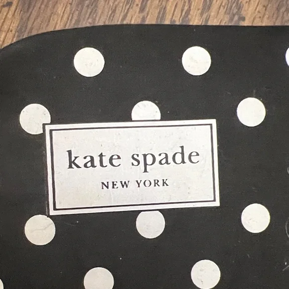 Kate Spade Black and White Polka Dot Sandals - Picture 2 of 4